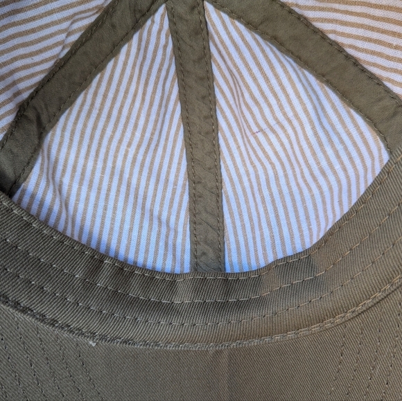 NWOT GIGI PIP Olive Green Ball Cap Lined One Size 100% Cotton - Picture 6 of 11